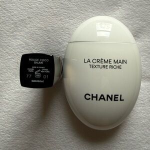 Chanel LA CRÈME MAIN TEXTURE RICHE & ROUGE COCO BAUME Brand New